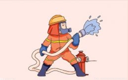 皋城小学消防安全进校园 开展消防安全活动